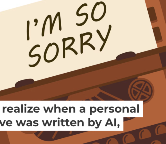 People tend to be offended when they get a personal note written by AI – if they know. Ekaterina Buravleva/iStock via Getty Images